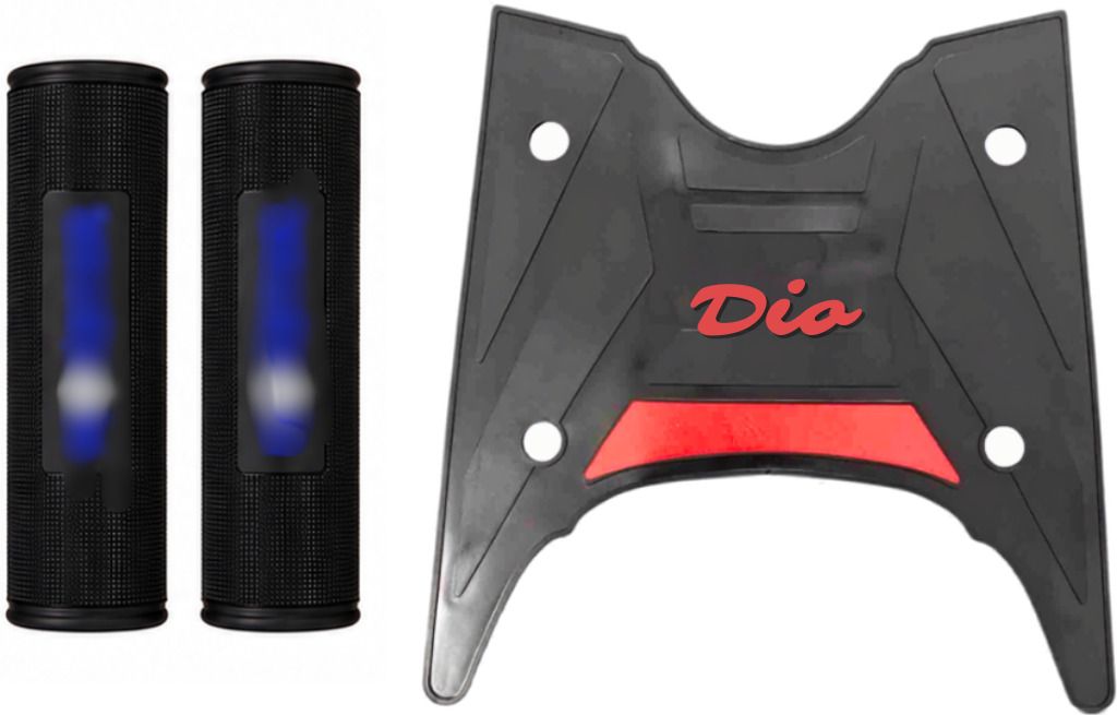 Anti Skid Mat Dio-110, Handlebar Grip Covers - Blue Combo-image-44