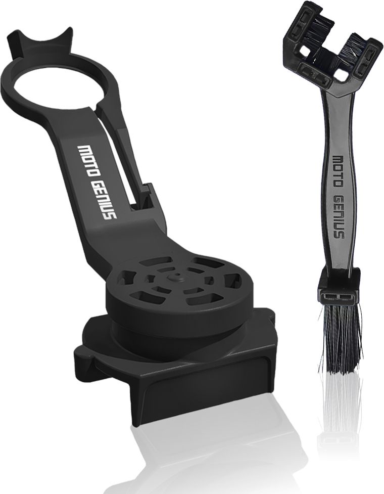 moto genius Chain Lube Applicator, Chain Cleaning Brush (Black) Combo-picture-11