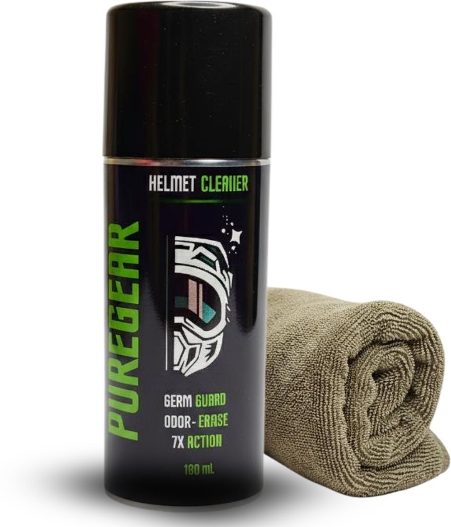 Helmet Care Kit (160ml) with Premium Microfiber Cloth – All Helmets & Visors Combo-image-44