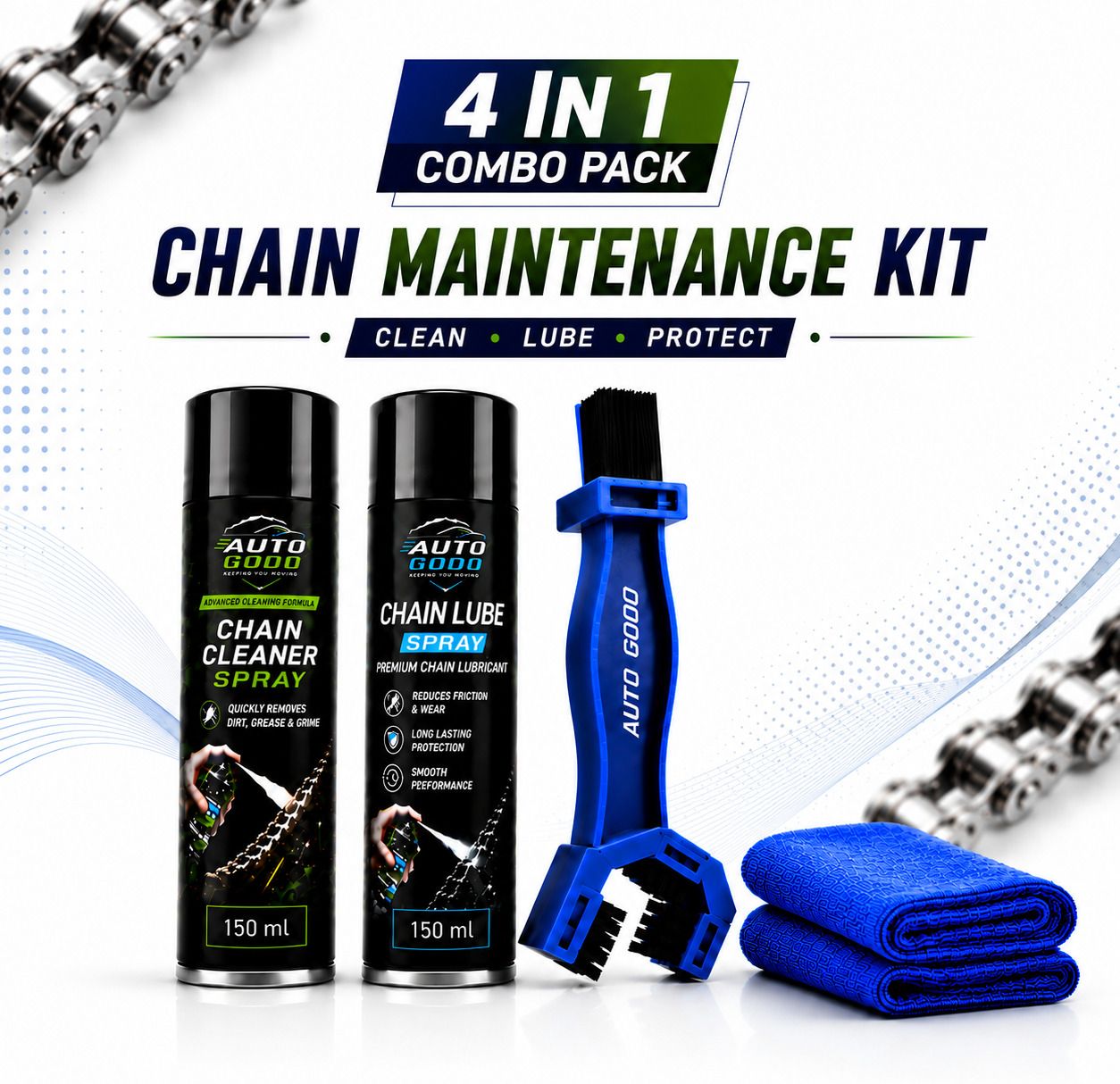 auto good 4 In 1 Chain Maintenance Kit Combo-picture-18
