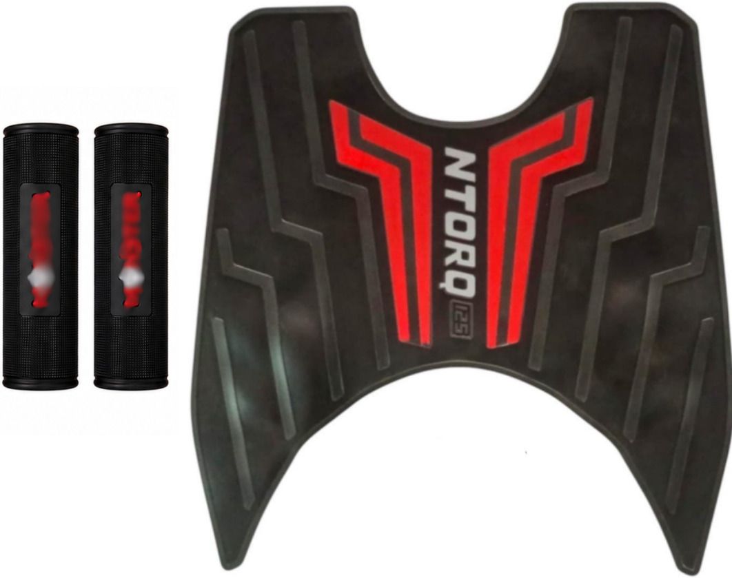 ANTI SKID MAT NTORQ, GRIP COVER RED Combo-image-41