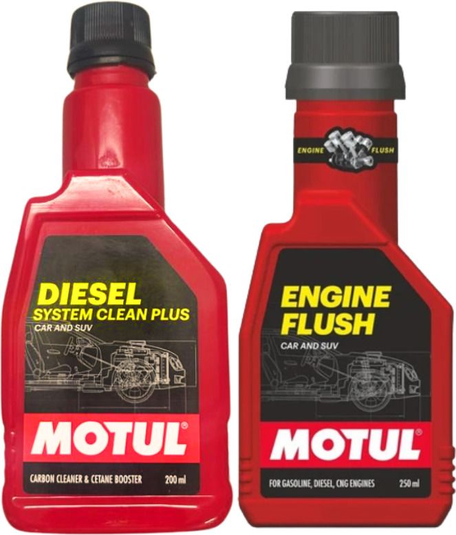 motul DIESEL SYSTEM CLEAN PLUS 200ML-1, ENGINE FLUSH 250ML-1QTY Combo-picture-12