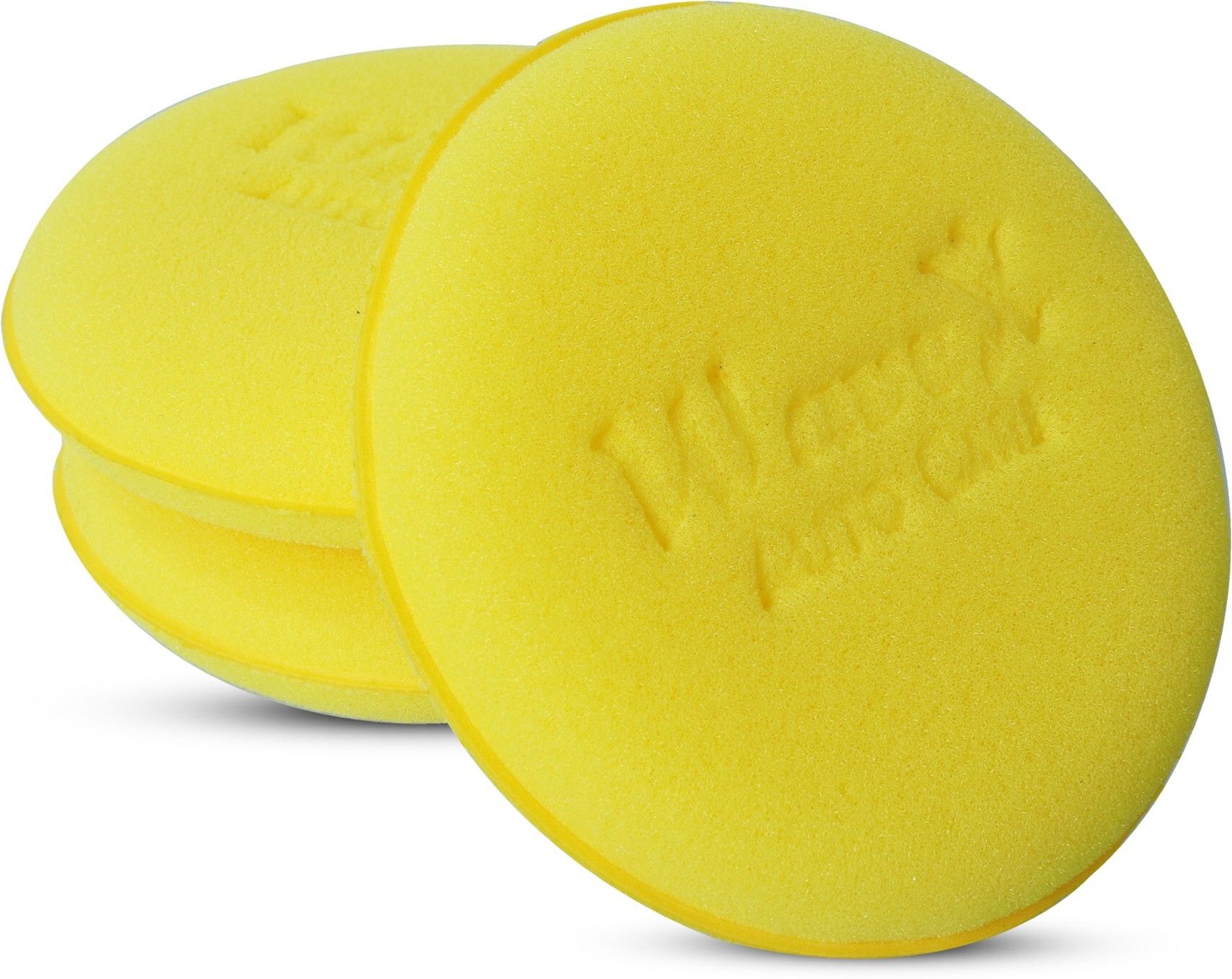 Ultra-fine 4" Foam Applicator Pads 3 pc yellow Combo-image-30