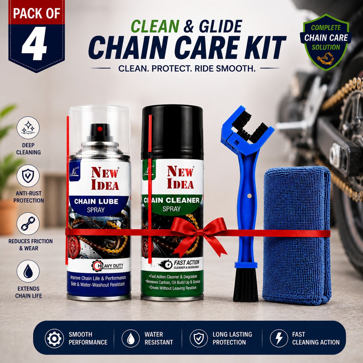 New Idea Complete Bike Chain Cleaning & Lubrication Combo Combo-image-11