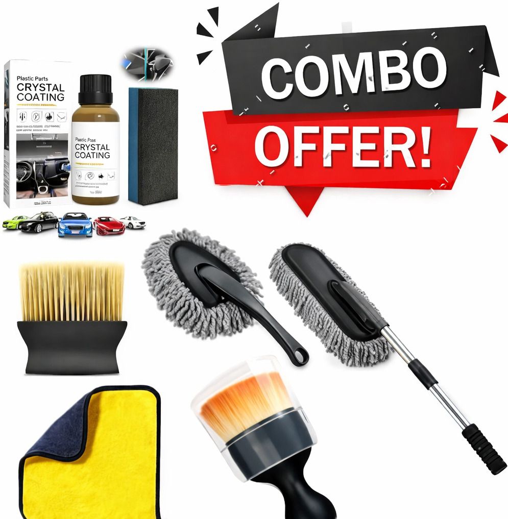 7 in 1 Car Cleaning & Crystal Coating Combo Kit CCK-CRYSTAL-7IN1-2026 Vehicle Interior Cleaner-image-48