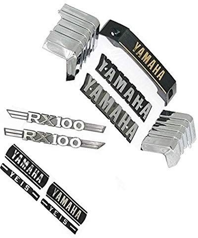sacriti Fuel tank monogram, RX 100 monogram, L mono, Stickers, Nuts, Front monogram Combo-picture-46