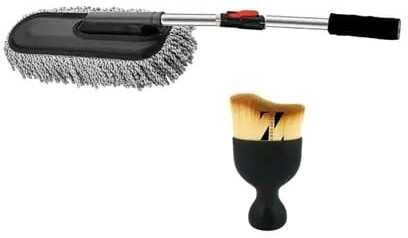 2-in-1 Car Cleaning Kit (Mop + Brush) Combo