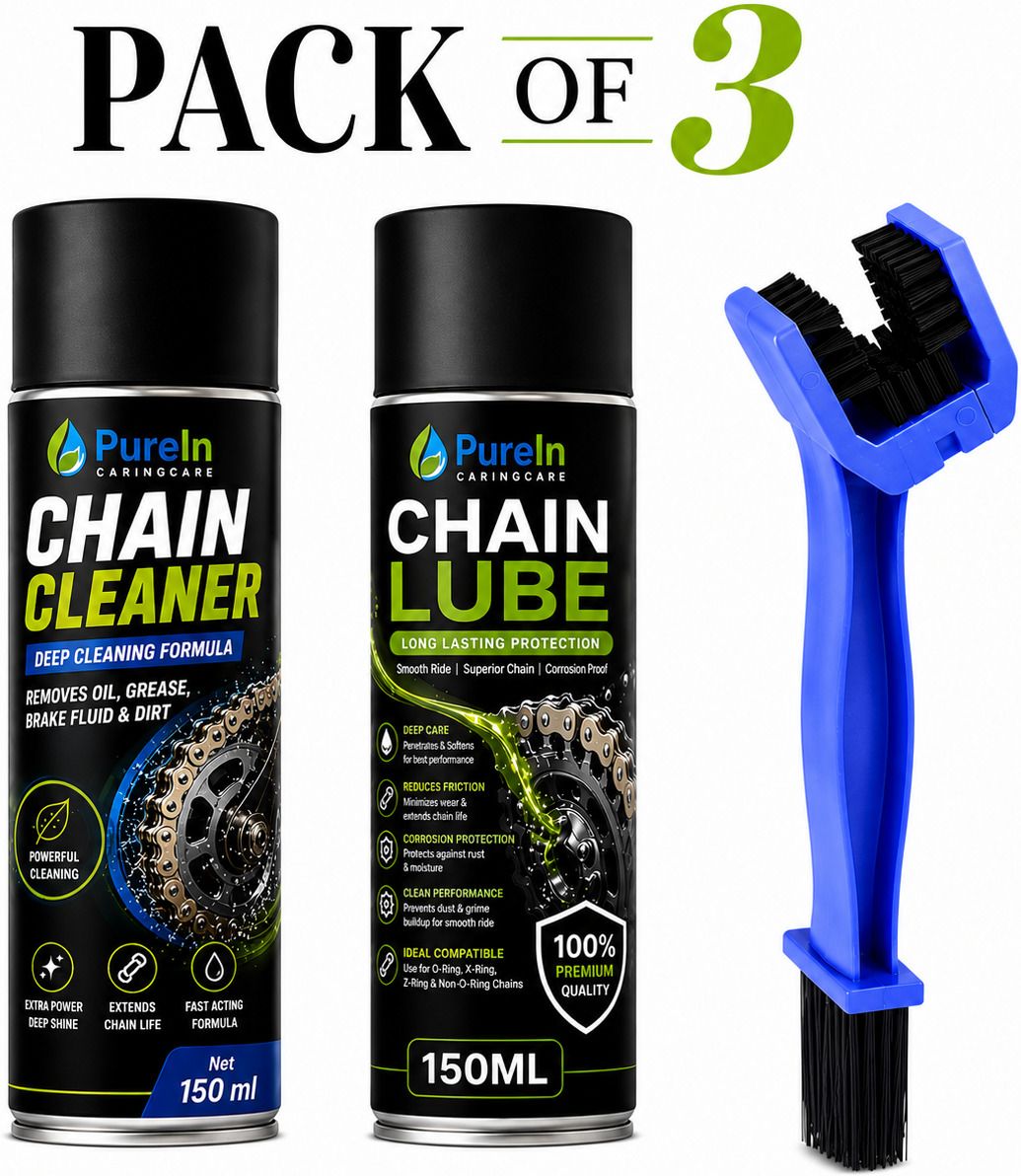 purein Chain Cleaner, Chain Lube, Cleaning Brush Combo-picture-11