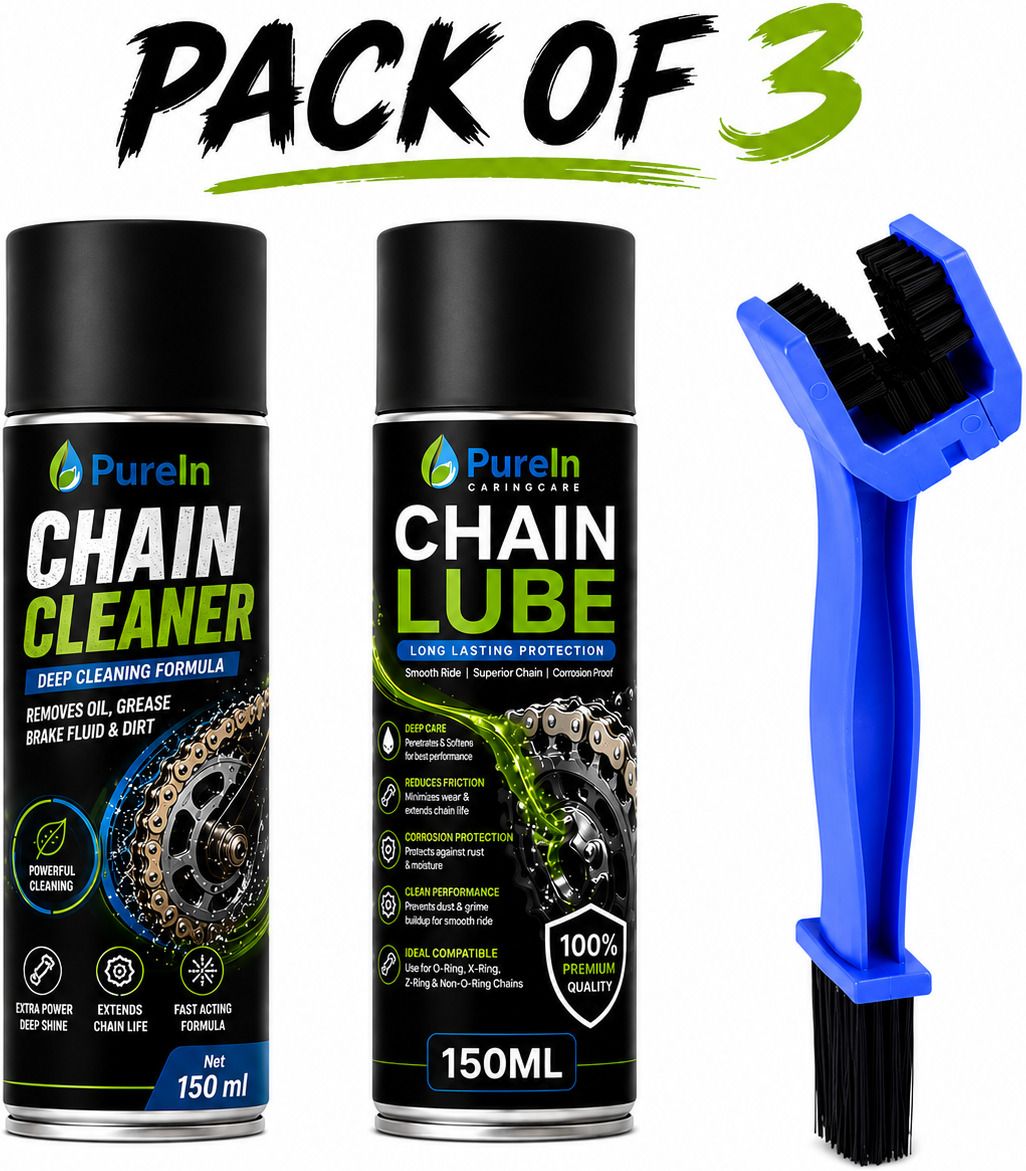 purein Chain Cleaner, Chain Lube, Cleaning Brush Combo-picture-43