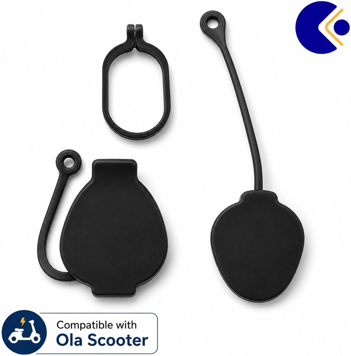 ornac Ola Charging Cap Cover Combo with Charging Holder cover for ola Combo Combo-picture-13