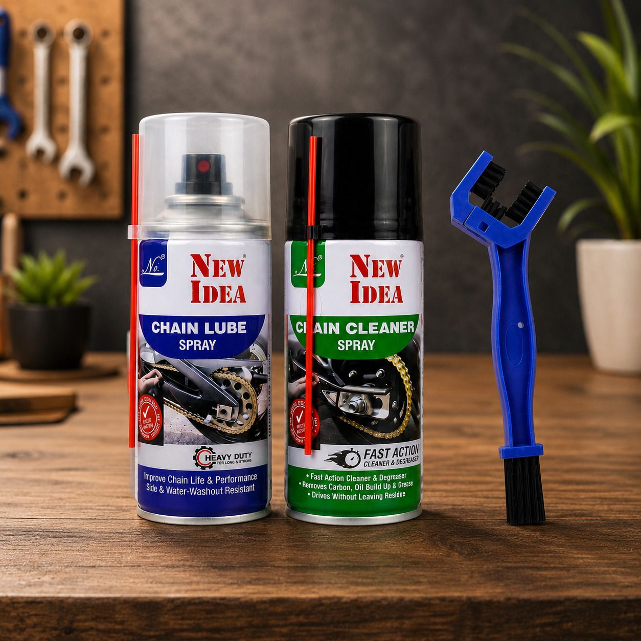 newidea NEW IDEA Chain Cleaner Spray (150 ml) Combo-picture-25