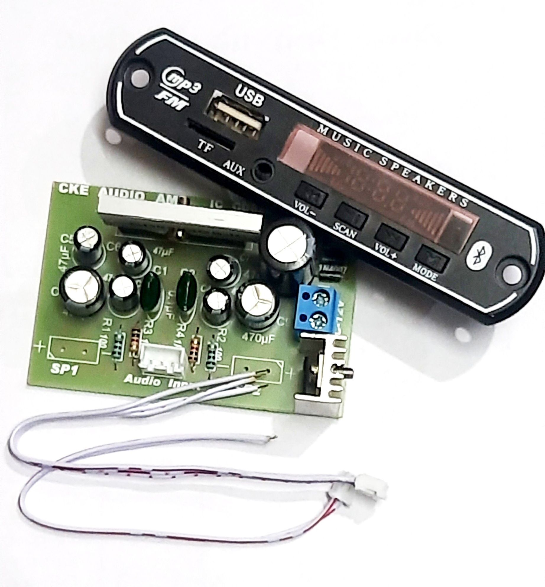 cke Bluetooth Fm USB Aux Card Mp3 Stereo Audio Player Decoder Module with IR Remote Combo-picture-10
