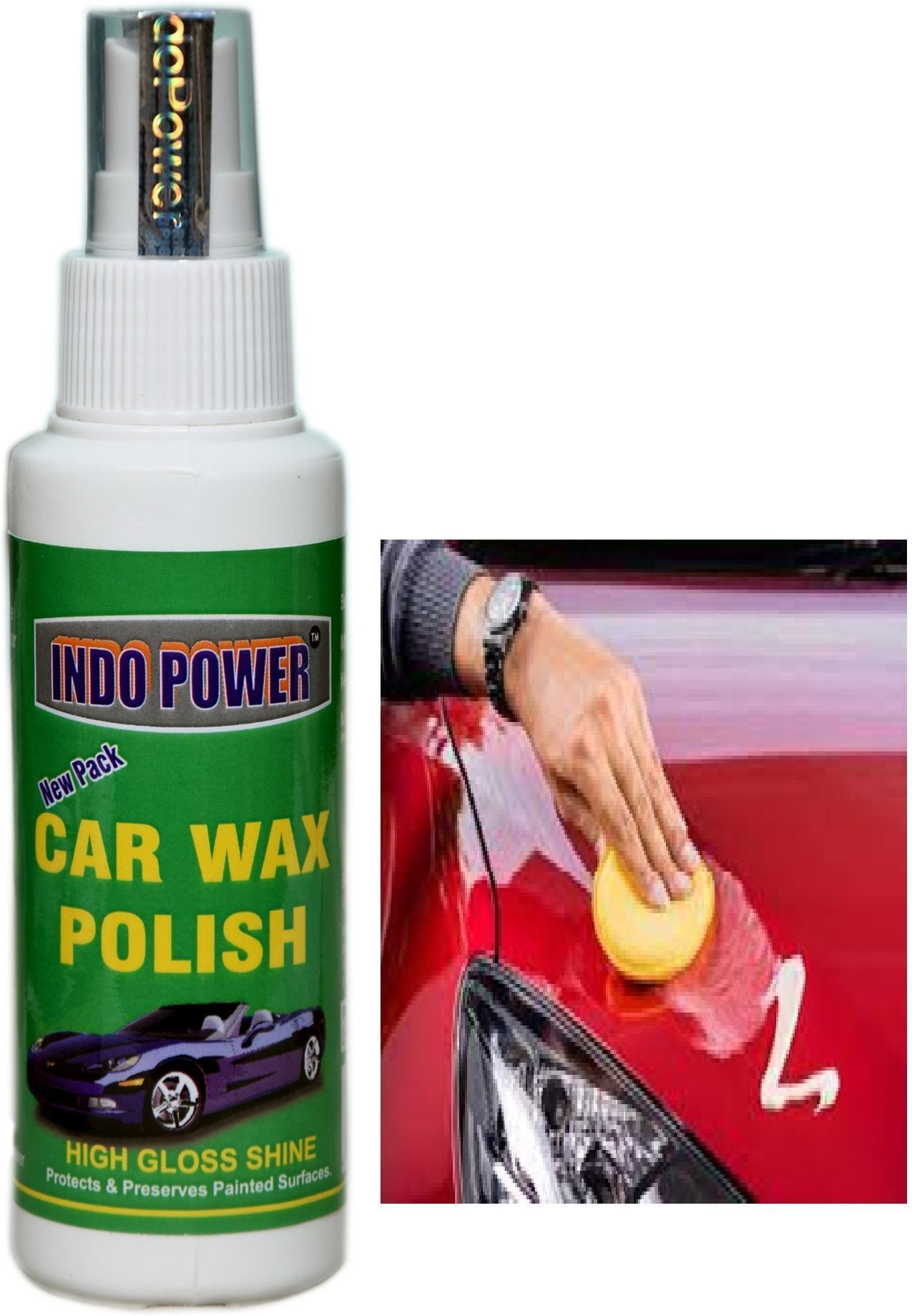 indopower BPp2337-Car wax polish 100ml. Combo-picture-32