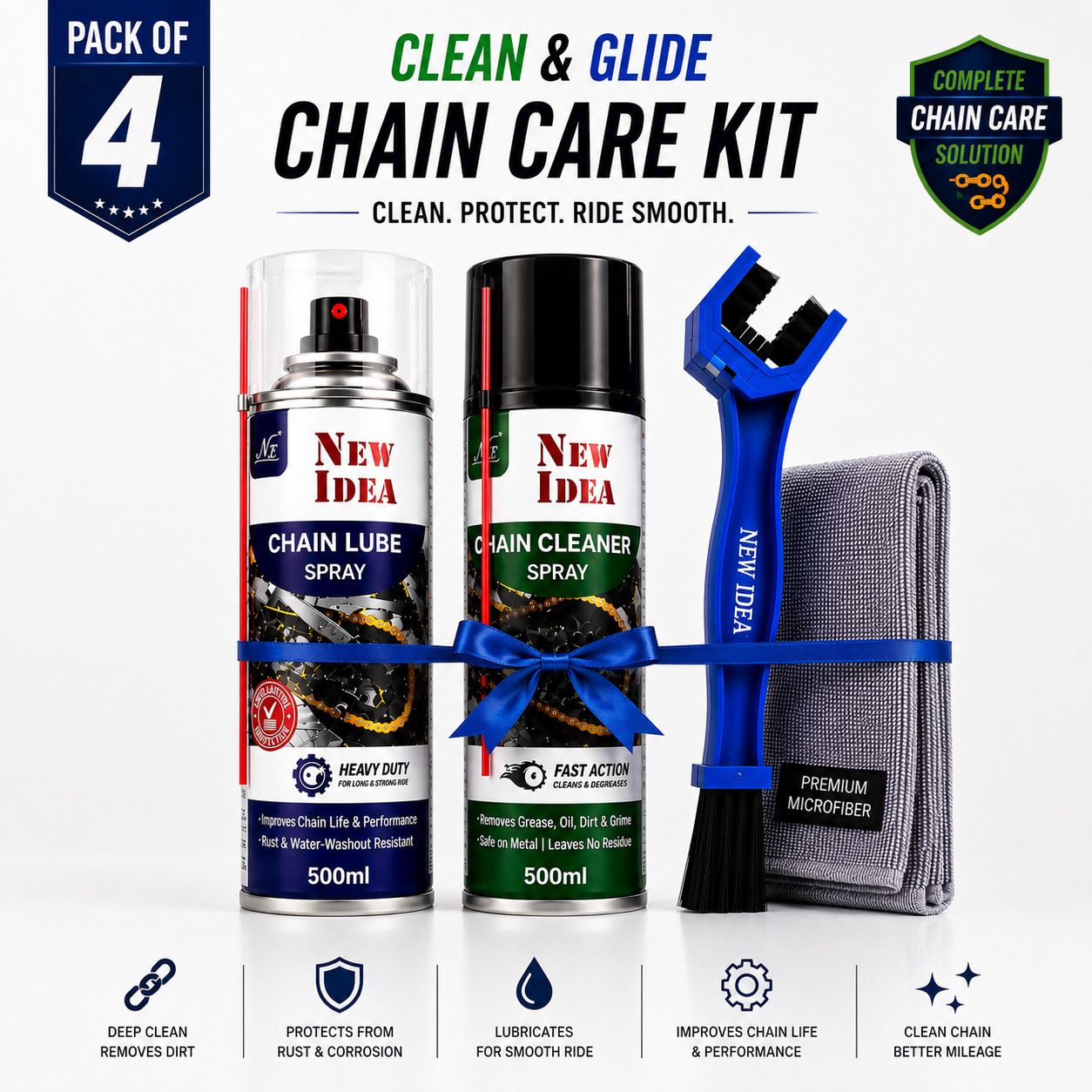 ni newidea ✔ Complete chain maintenance kit for cleaning, lubrication & care Combo-picture-34