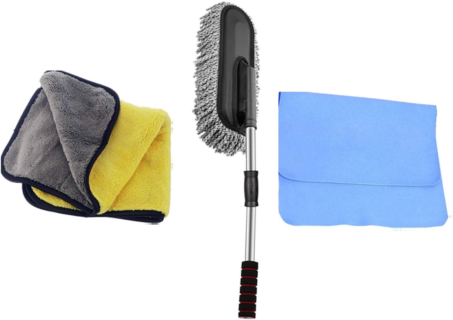 srbkfashion 3 Pcs Combo Of Microfiber Extended Big Duster, Magic Towel, Microfiber Towel Combo-picture-13