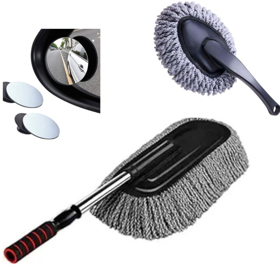 khushmogalhub 1 × Extendable microfiber car duster Combo-picture-11