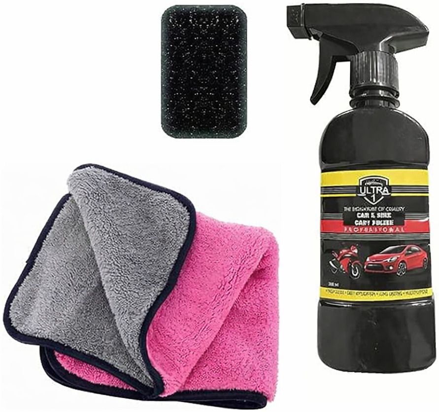 ultra 1 Ultra Shine Pro Car & Bike Cleaning Kit (3-in-1 Premium Set) Combo-picture-30