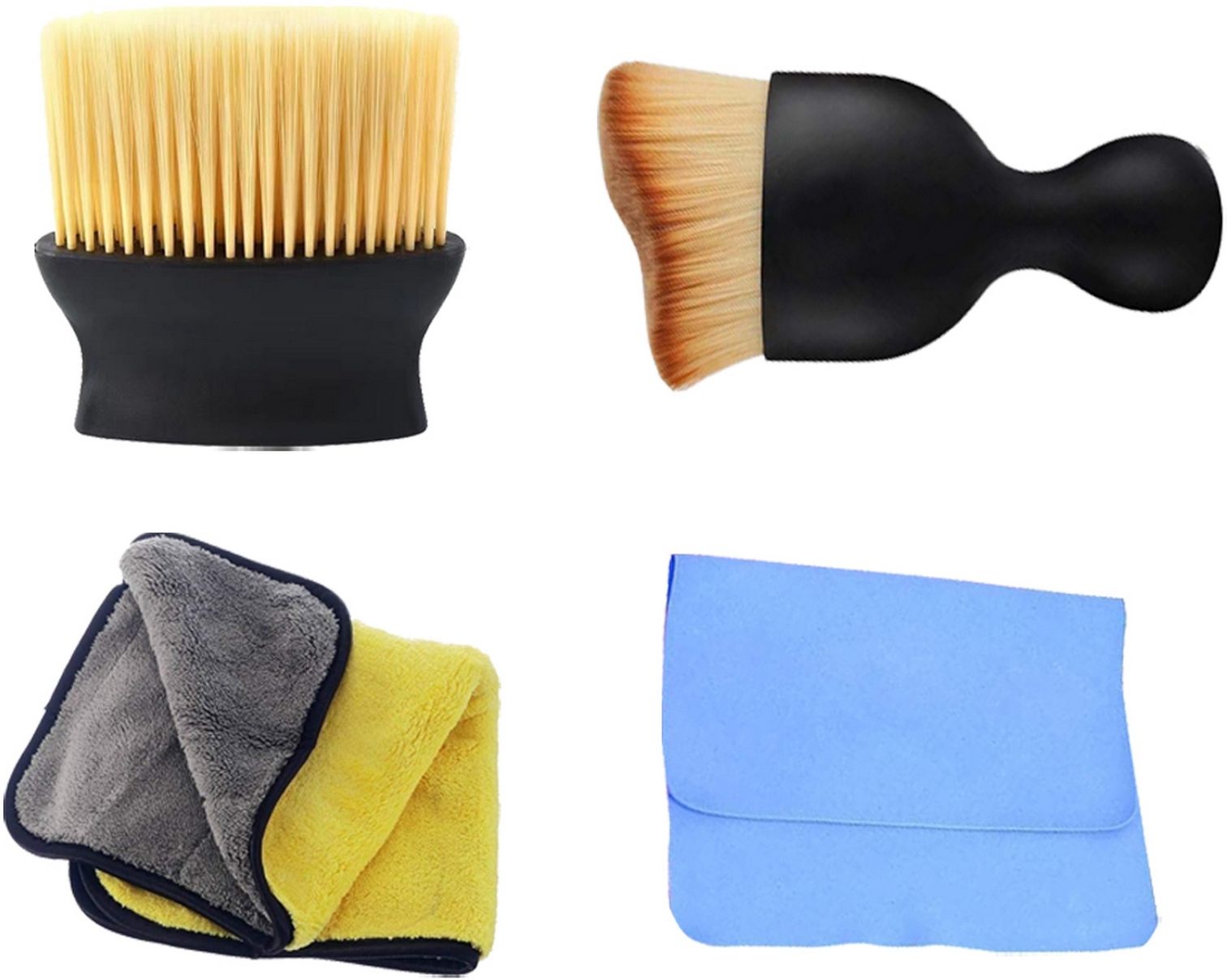 oridor 4 Pcs Combo Of Dashboard Cleaning Big Brush, Magic Towel, Small Brush, Towel Combo-picture-34