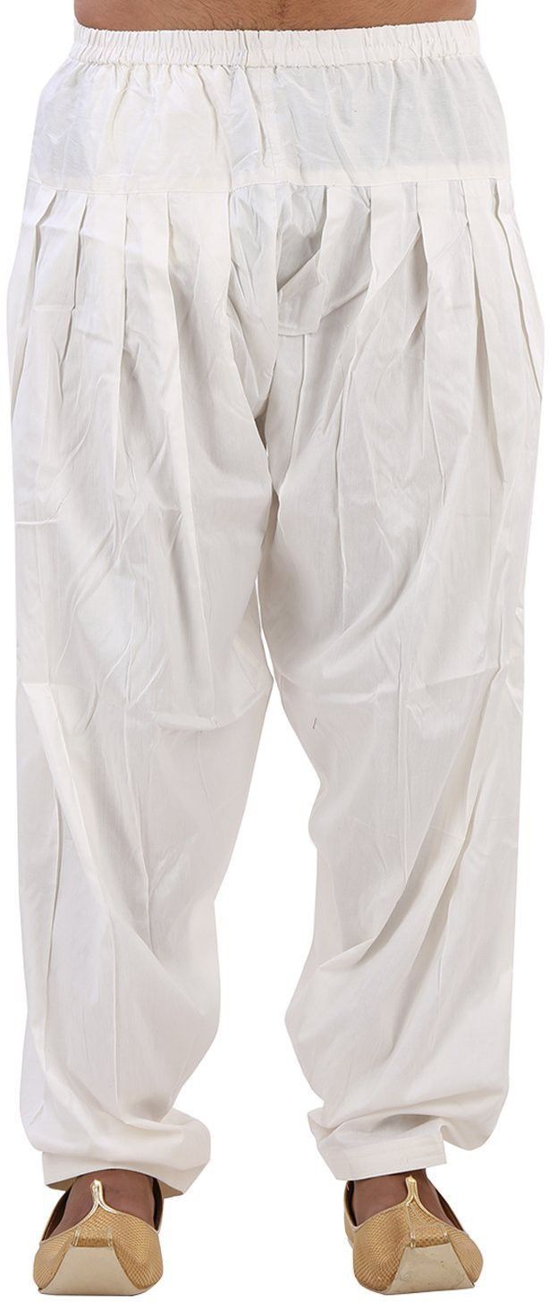 Solid Dupion Silk Men Harem Pants