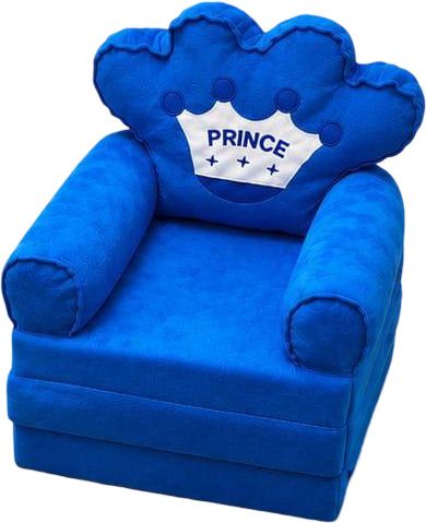 Lightweight Baby Couch Chair with Sleeping Mattress | Blue P 1 Valvet Sofa PRINCESS SOFA-image-33