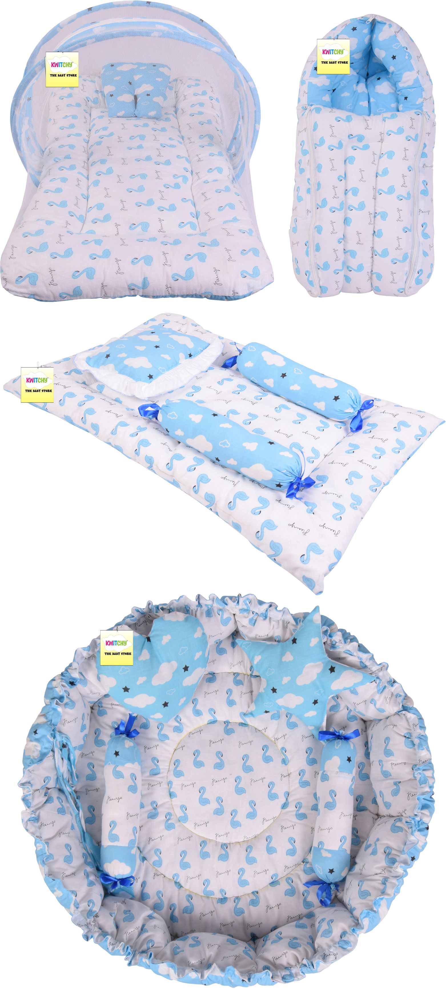 New Born Baby Care Essential Bedding Gift Set Combo standard Crib-image-16