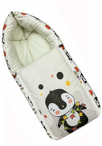 het creation 3 in 1 Velvet Baby Sleeping Bag & Carry Nest Zarvika No No-picture-22