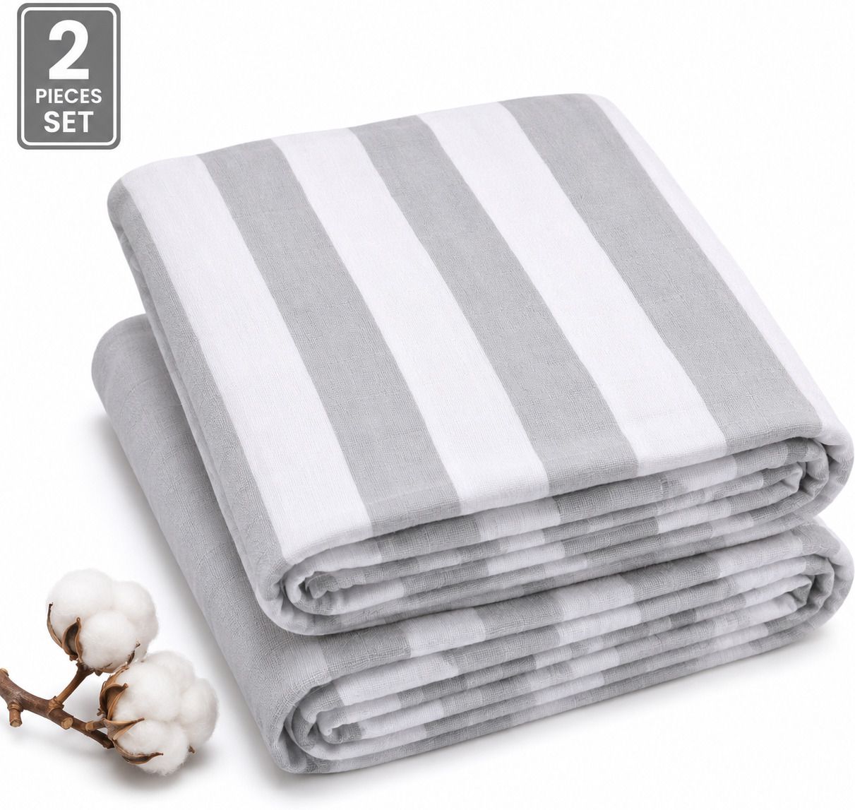 riyaawearz Striped Crib Baby Sleep Sack for All Season-picture-20