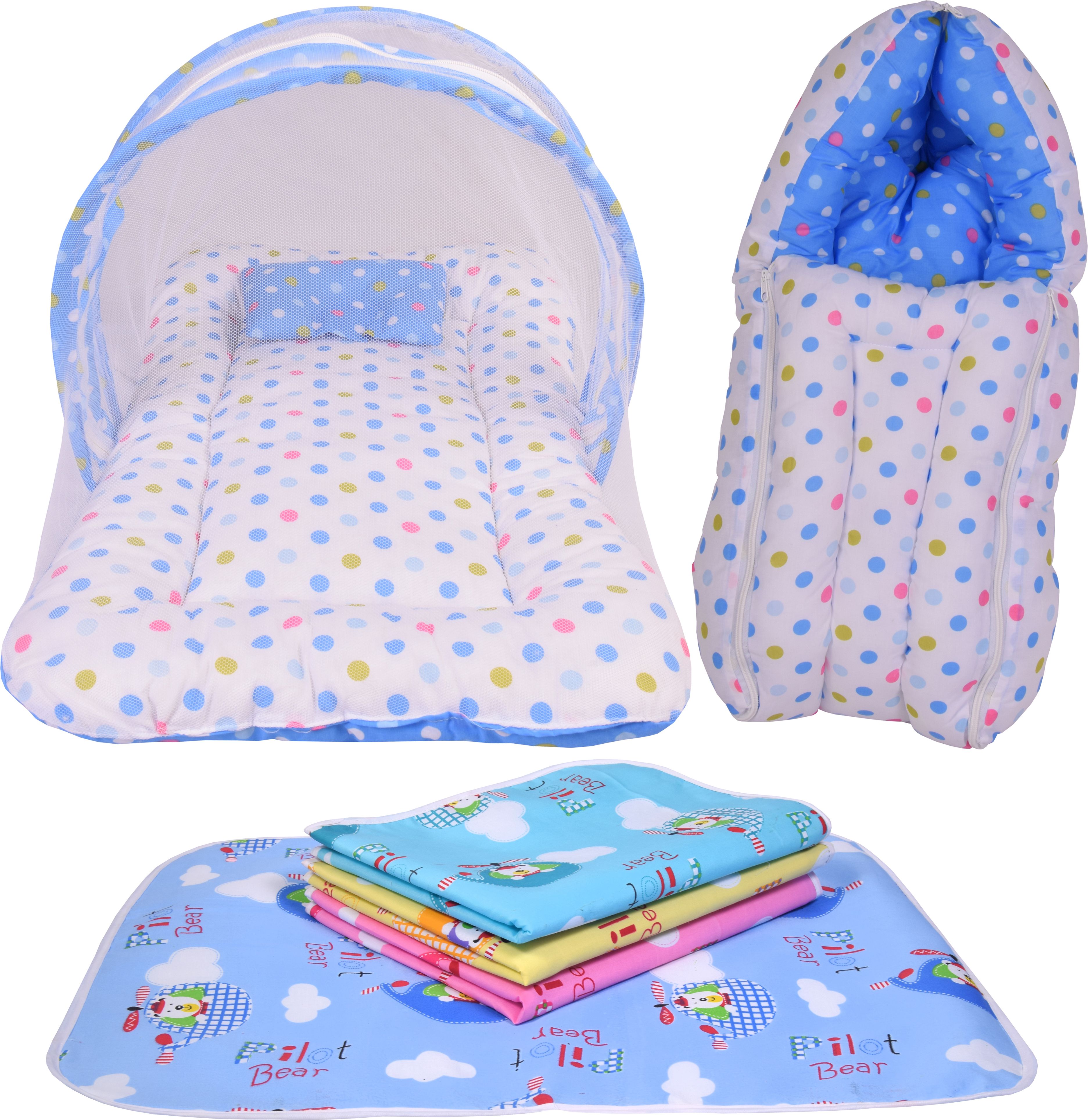 New Born Baby Care Essential Bedding Set Combo standard Crib-image-7