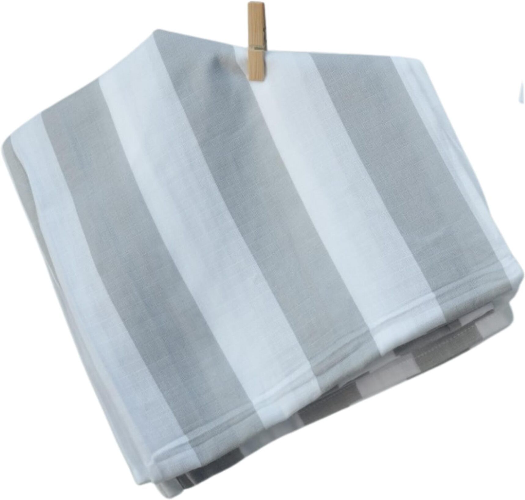 MUSLIN BABY BLANKET 120X120 STRIPES MUSLIN BABY BLANKET-image-2