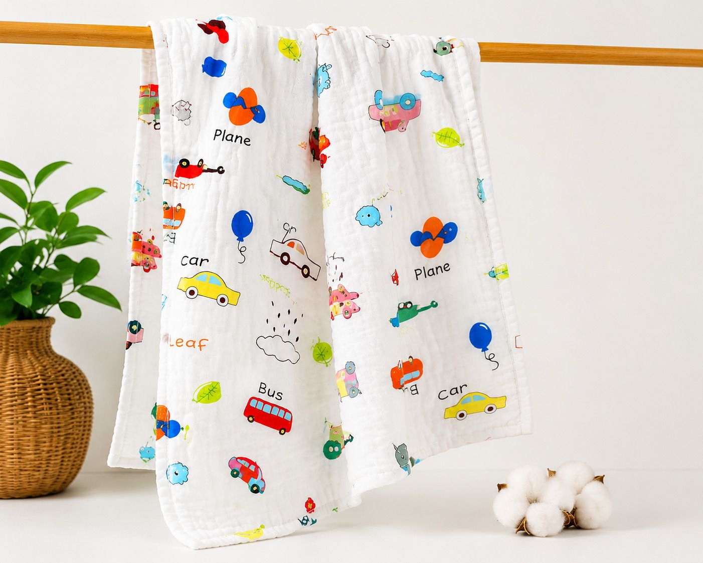 dhyanm enterprise Baby Muslin Burp Cloth 25×50 cm | Reusable Washable Baby Napkin bay burp burp-picture-11