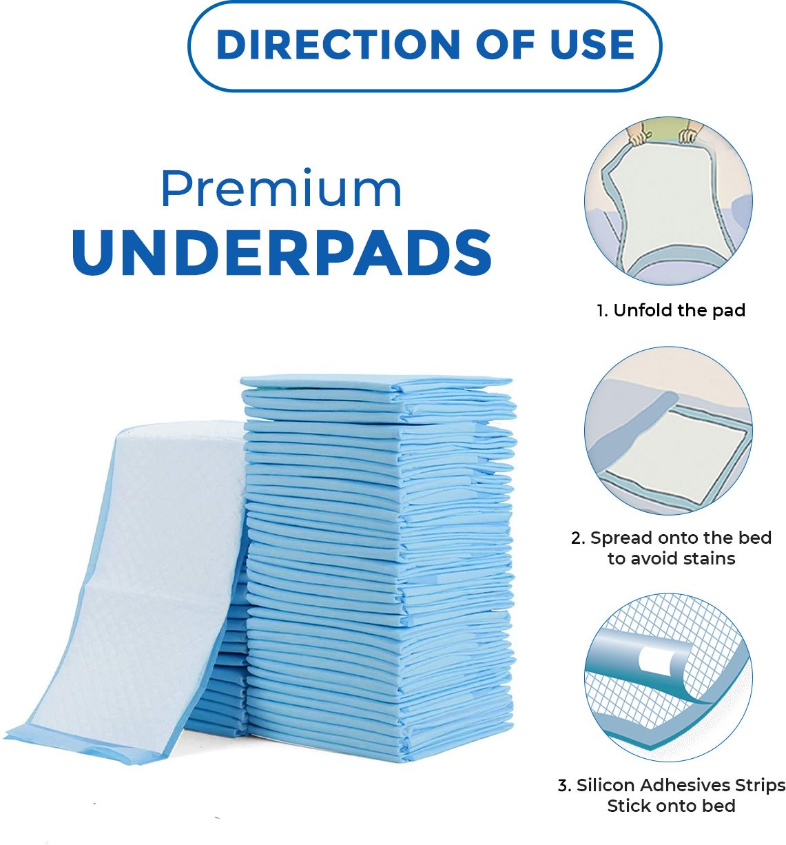 c-cure Baby Underpad Changing Mats, Baby Pee Sheet, Sleeping mats Disposable soiled-picture-18