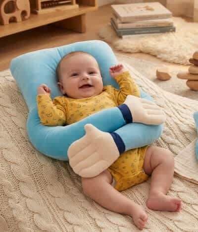 BABY CUTE BADING Baby Head Shaping Pillow Soft Padded-image-42