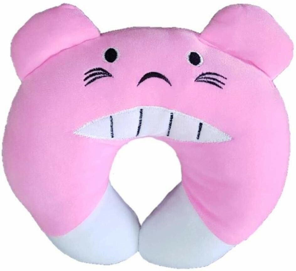 Microfibre Baby Pillow Pack of 1 Smiley Super Soft Baby Head Shaping Neck Support Pillow for new born baby to 18 month-image-24