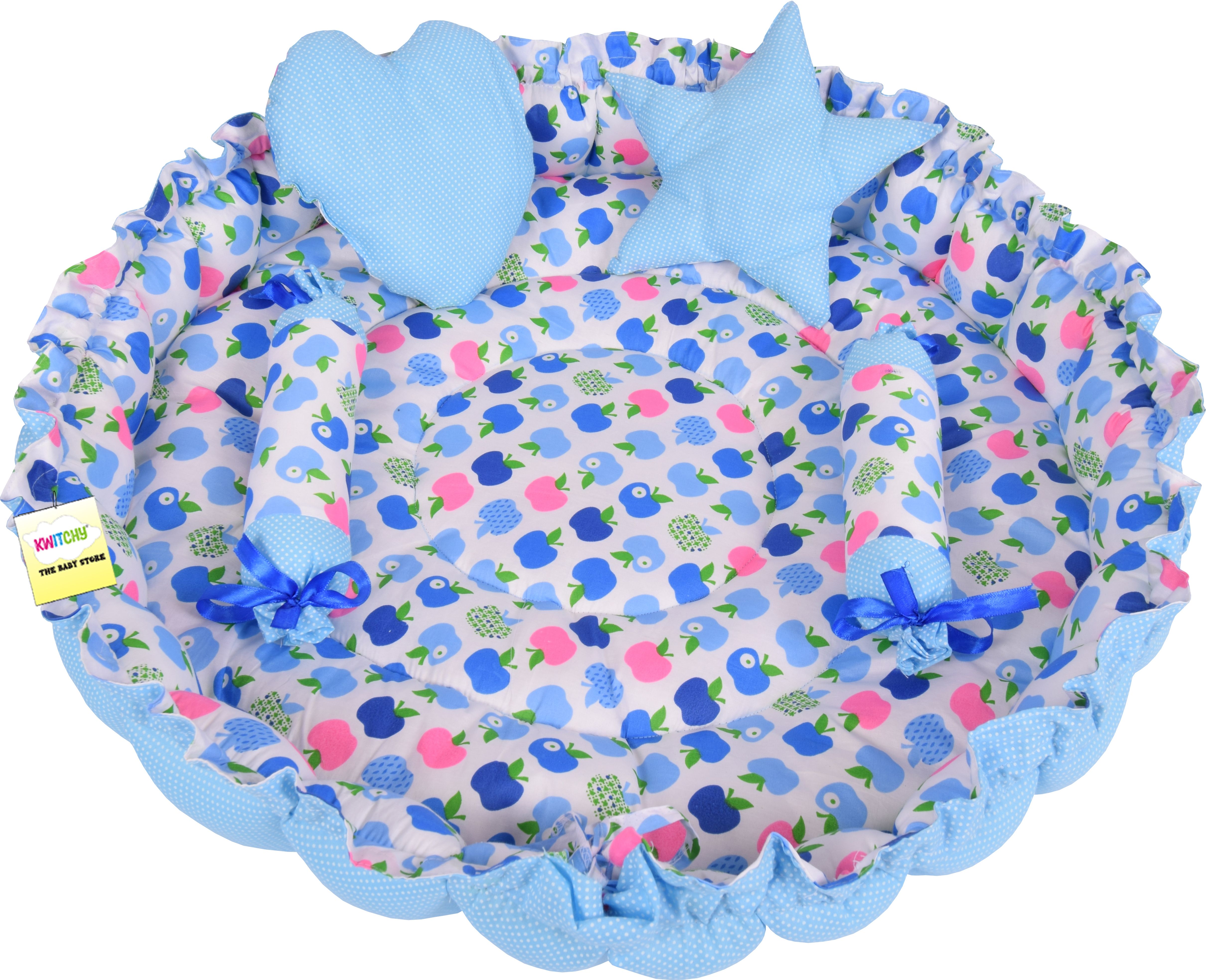 New Born Baby Care Essential Bedding Set Combo standard Crib-image-12