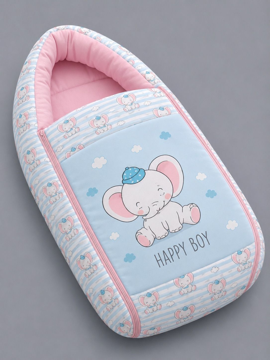 fobixen 3 in 1 Baby Sleeping Bag & Carry Nest, Cotton Bed Cum Infant Portable Bassinet Sleeping Bag-picture-27