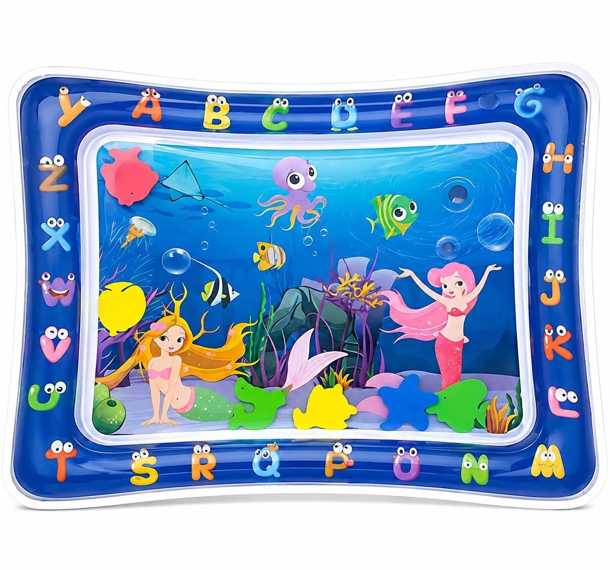Baby Water Play Mat for Tummy Time, Inflatable Ocean Theme ocean Theme rectangle-image-6
