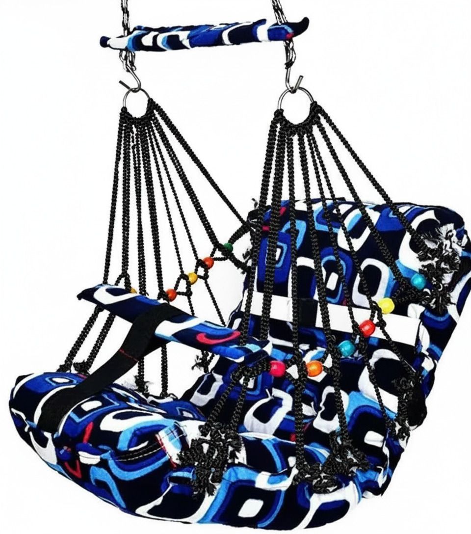 Premium Quality Cotton Baby Swing 1 To 3 Year Jhulla Swings-image-47
