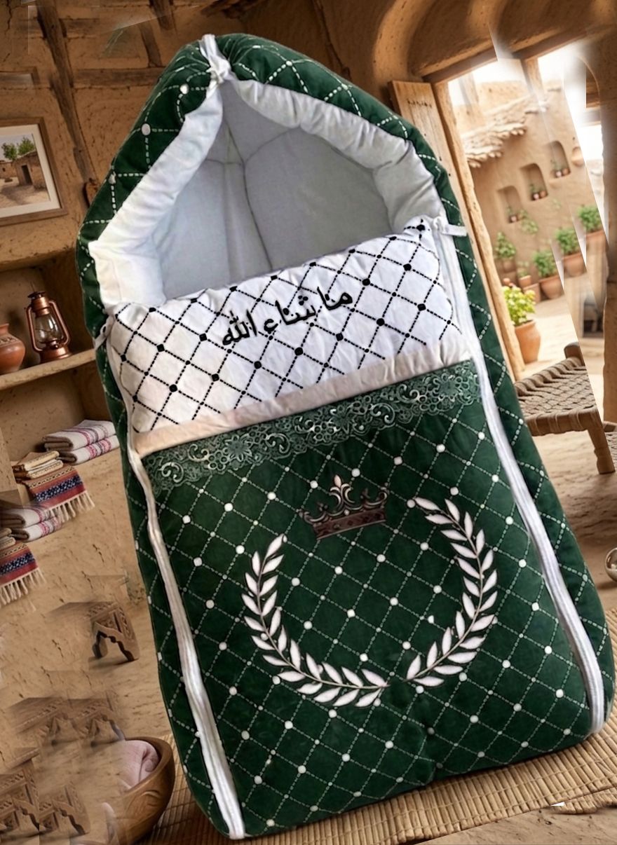 jully Sleeping Bag for New Born Baby Soft and Comfortable Baby Bed 3 in 1 Uses Crib-picture-14