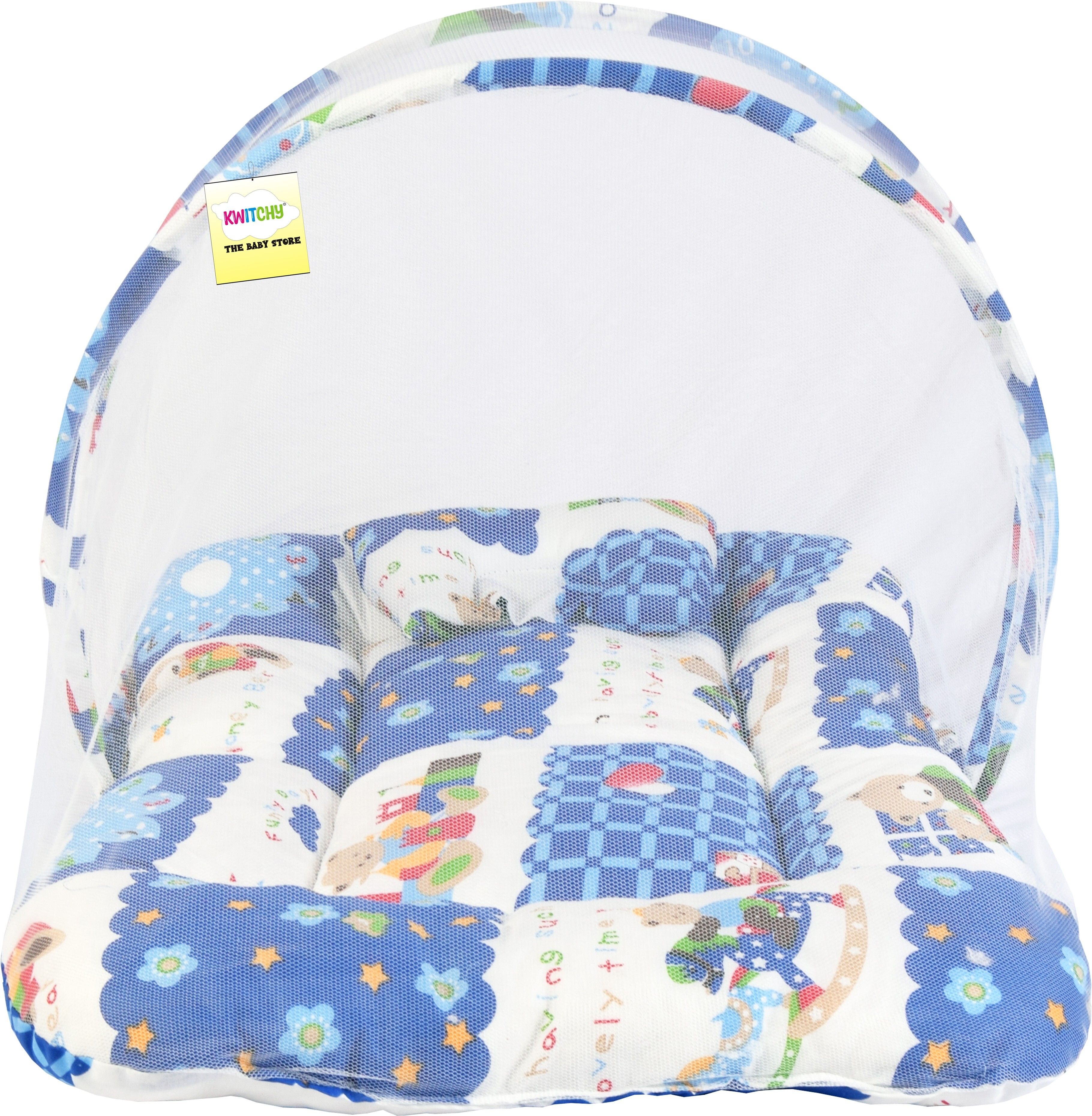 Cotton Infants New Born Baby Mosquito Net Bed with Cushioned Pillow Mosquito Net-image-45