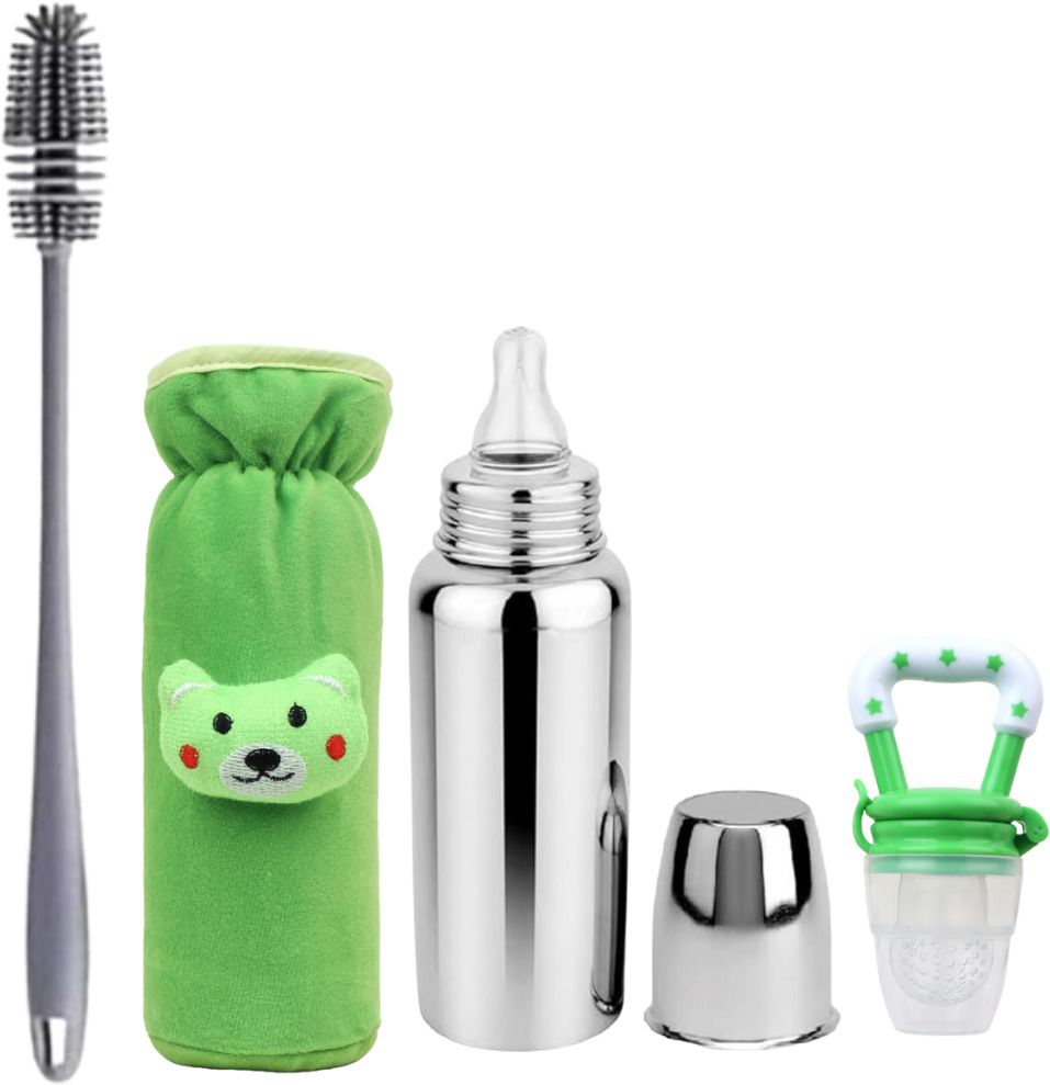 fraiviko Stainless Steel Baby Feeding Bottle BPA-Free Design - 250 ml-picture-13