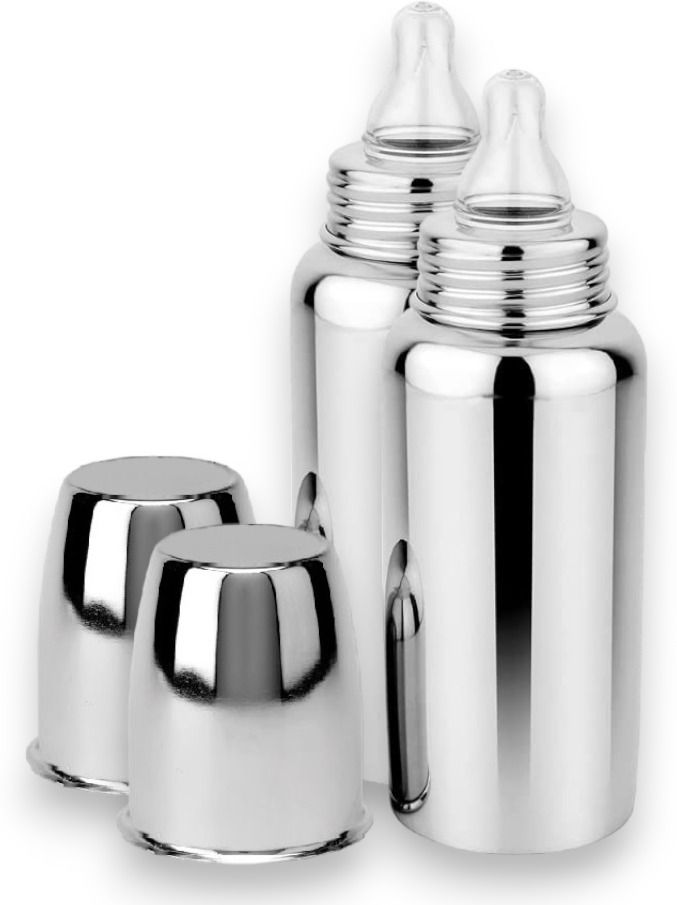 rb point Combo of 2 304 Stainless Steel Baby Feeding Bottle - 240 ml-picture-31