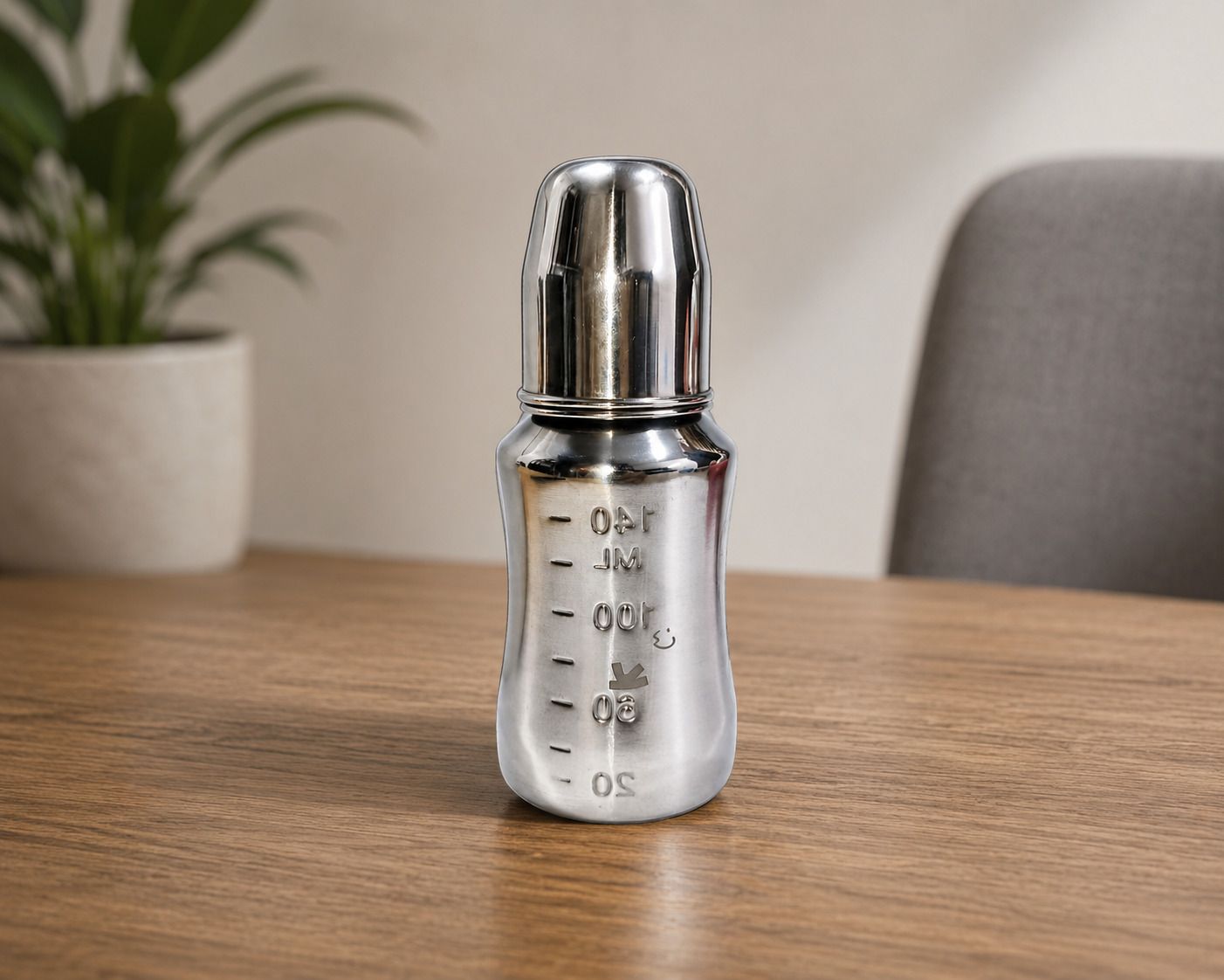 BPA Free Baby Feeding Bottle with Soft Silicone Nipple for Newborn Baby - 125 ml-image-48