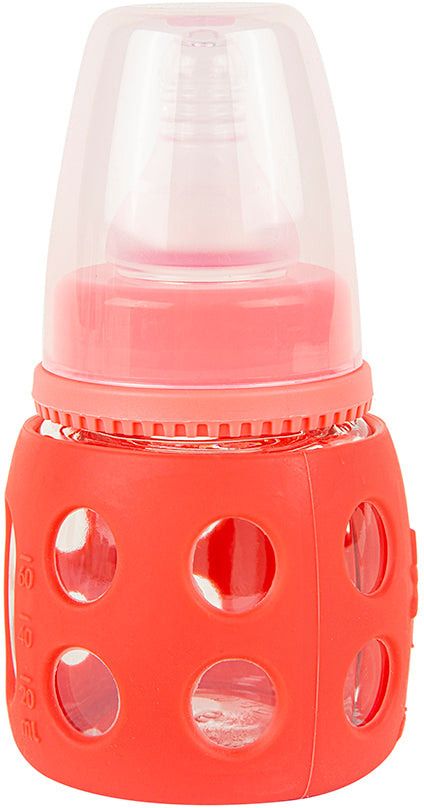 kids my little Infant, Newborn Babies, Baby Glass Feeding Bottle with Silicone BPA Free Cover. - 60 ml-picture-21