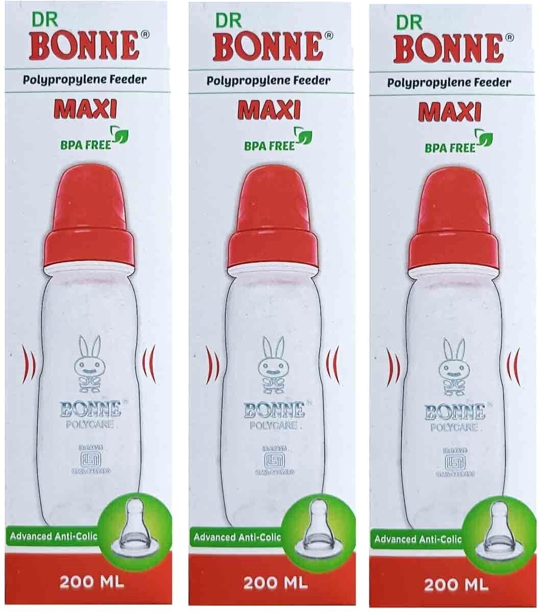 bonne MAXI BPA FREE BABY FEEDING BOTTLE (PO3 X 250ML) - 250 ml-picture-35