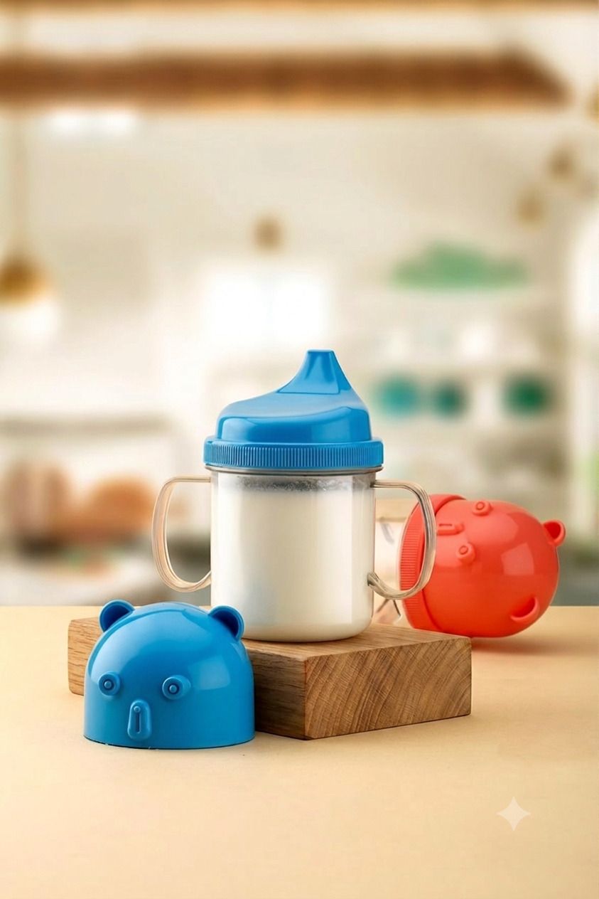 Baby Sip Mug, Leakproof Mug for Babies, Kids, Nursing, Milk, Dishwasher - 250 ml-image-48