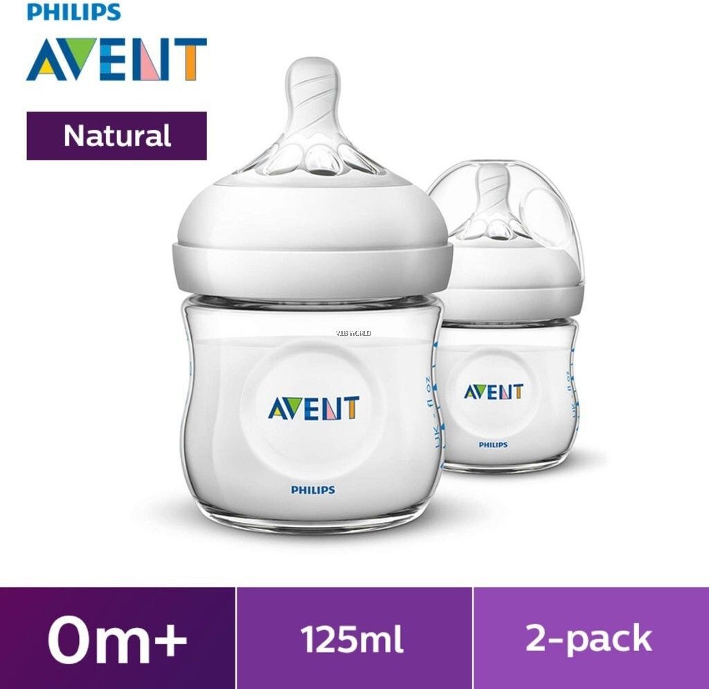 Natural Feeding Bottle Twin Pack 125ml - 125 ml-image-19