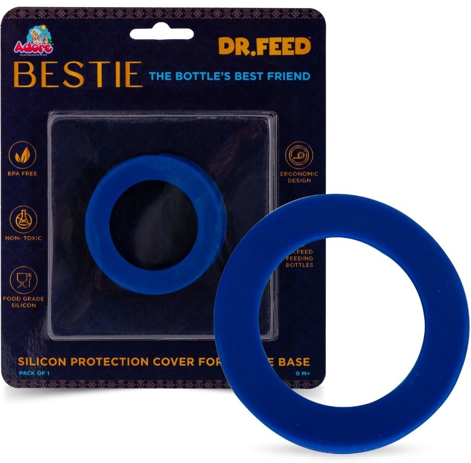 Dr.Feed Bestie! Silicon Base for Dr.Feed Wide Neck Bottles-Baby-Pack of 2