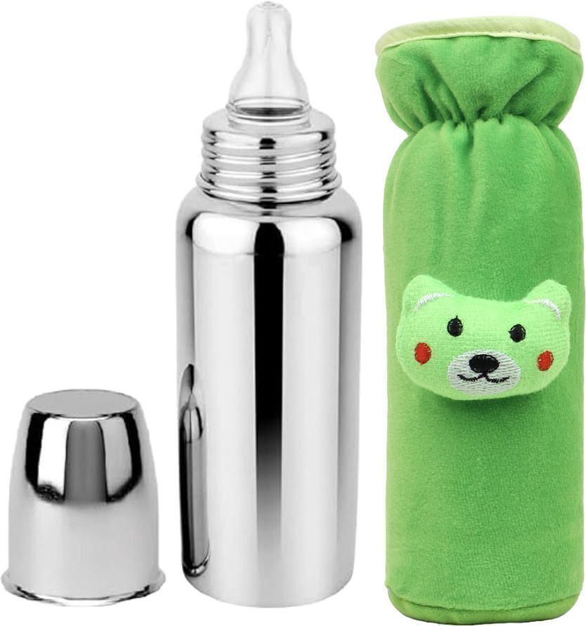 Baby feeding bottle ,BPA Free, Anti-colic, Plastic-Free, 250ml,(Stainless Steel) - 250 ml-image-47