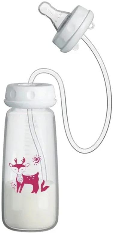 Portable Hands Free Infant Milk Feeding Bottle Adjustable Baby Nursing Bottle Plastic Feeding Bottle Tongs-image-43