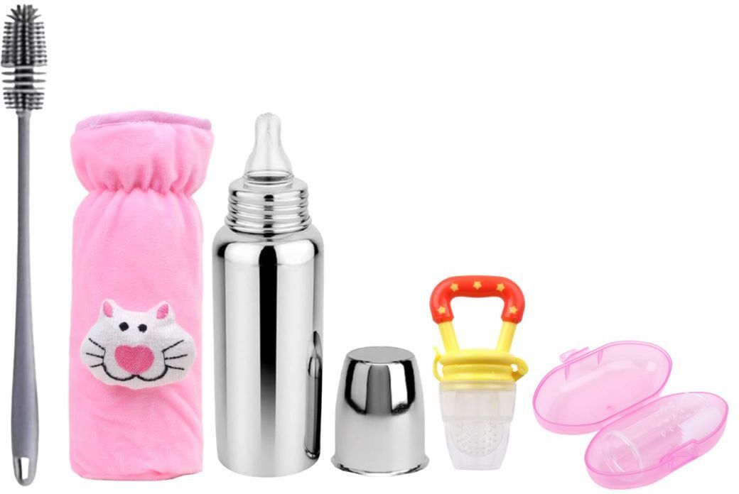 fashion minis Baby Care Feeding Bottle Set with Cleaning Accessories - 250 ml-picture-28